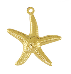 CHARM - Étoile de mer - 18x16.5mm - doré
