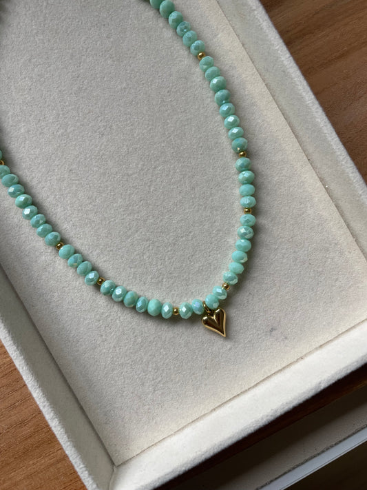 KALÉA - Collier bleu vert
