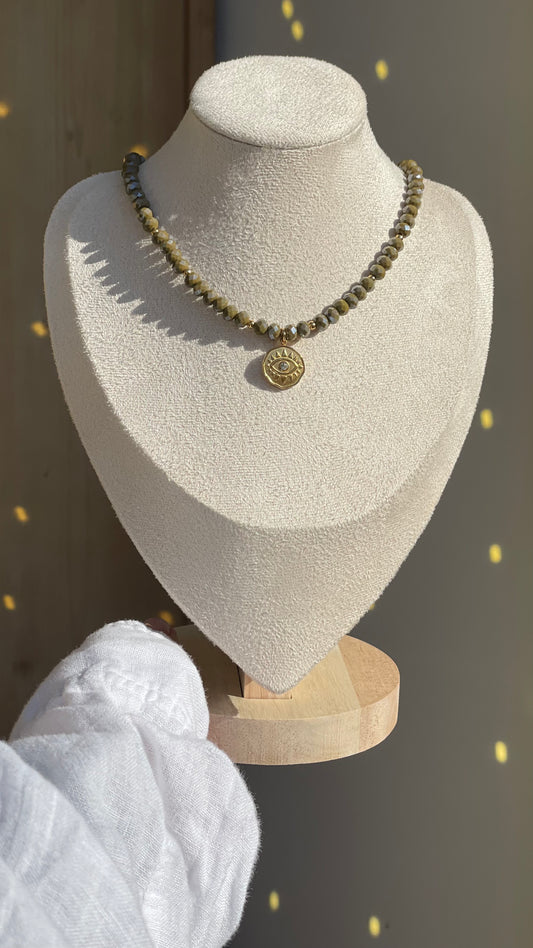 KALÉA - Collier kaki