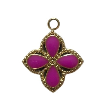 CHARM 112 / Fleur 7 -  14mm x 12mm