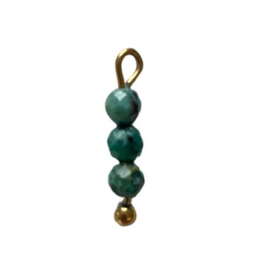 CHARM 15 / Chrysocolle - 3mm