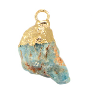 CHARM 39 / Apatite Bleu 1 - 15-21x8-12mm