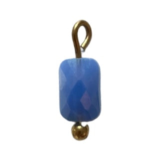 CHARM 24 / Perle rectangulaire - 5mmx14mm - Bleu