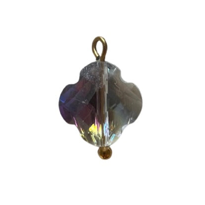 CHARM 23 / Trèfle - 12 mmx17mm - Miroir