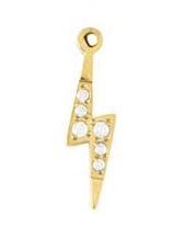 CHARM 56 / Éclair (oxydes de zirconium) 1 - 4x4mm