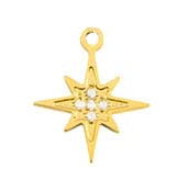 CHARM 57 / Étoile (oxydes de zirconium) 1 - 13x9mm