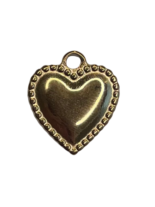 CHARM 123 / Cœur 9 - 13mmx12mm