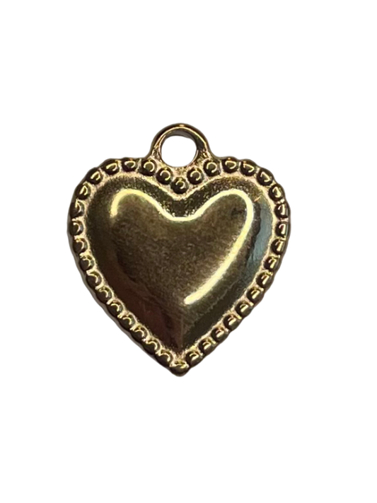 CHARM 123 / Cœur 9 - 13mmx12mm