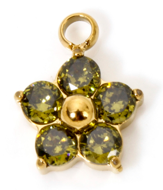 CHARM 108 / Fleur 6 - 11mmx9mm